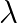 \lambda